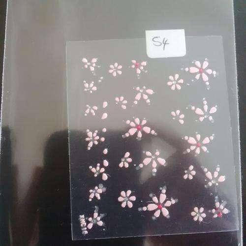 pink nail art stickers