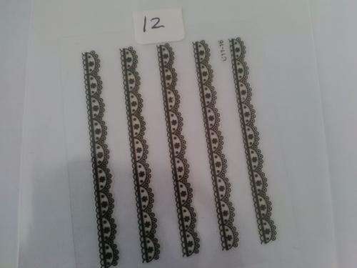 lace nail art stickers