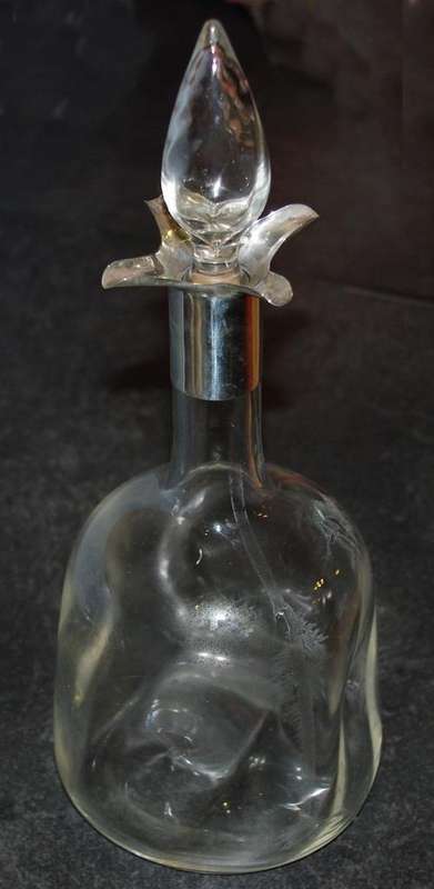 Hallmarked Silver Glass Decanter