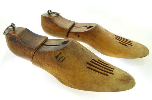Vintage Wooden Shoes Lasts (Size 10)