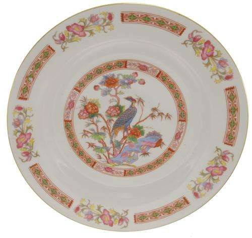 25cm Porcelain Peacock Plate