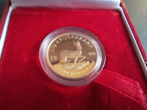 1/4 Ounce PROOF 1998..GOLD BULLION.. Krugerrand -----> FREE SHIPPING!!!