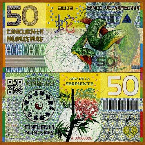 Kamberra - 50 Numismas -  ## POLYMER 2013 ##
