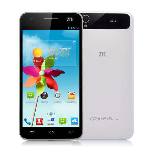 ZTE Grand S Lite Smartphone 5 Inch FHD 1920x1080 Gorilla Glass Android 4.2 OS Quad Core 1.5 GHz CPU