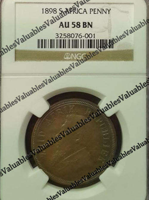 1898 Penny  NGC Graded  AU 58 BN
