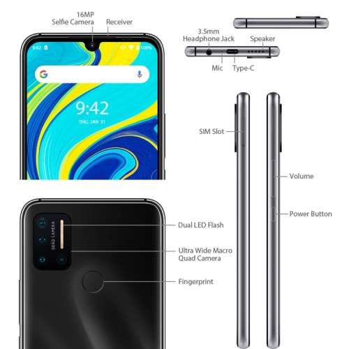 Umidigi A7 pro Blue 4GB RAM 64 GB internal storage