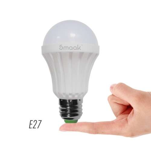3 x SMAAK E27 Screw LED Rechargeable Light Bullb - Never get left in the Dark