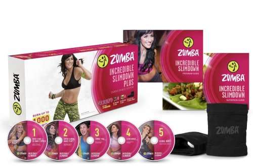 ZUMBA Incredible Slimdown Fitness DVD Package