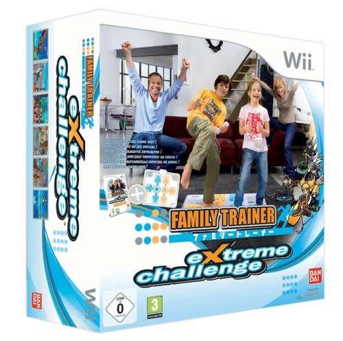 Family Trainer: Extreme Challenge with Family Trainer Mat Controller (Wii) (Used)