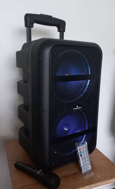Digimark Bluetooth Trolley speaker with microphone and remote