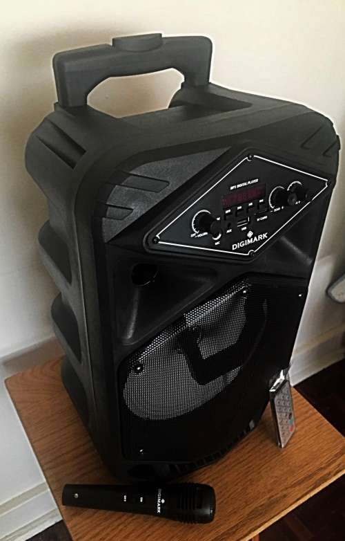 Bluetooth outdoor speaker with Mike and remote