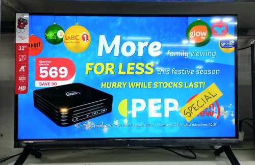 itel - 32` LED HD TV with i-Cast (HDMI/USB/AV) Connects To Phone