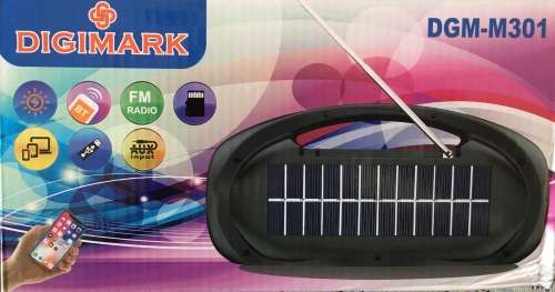 Solar Rechargeable Bluetooth Speaker with Torch