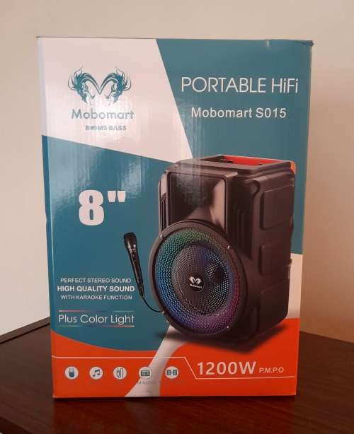 1200W P.M.P.0 Bluetooth KARAOKE speaker