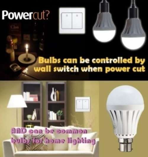 Loadshedding Rechargeable LED Light Bulb 7W