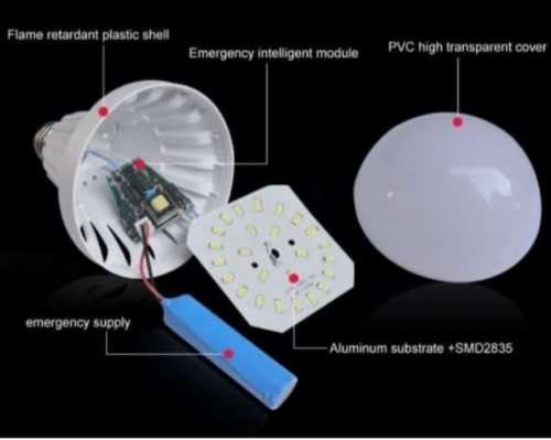 Loadshedding Rechargeable LED Light Bulb 7W