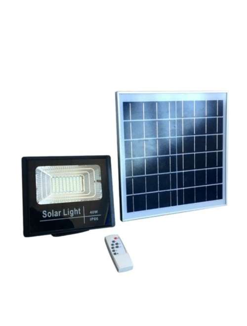 40W  Solar LED  Flood Light with remote