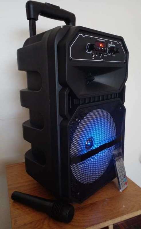 Bluetooth Trolley speaker with microphone and remote