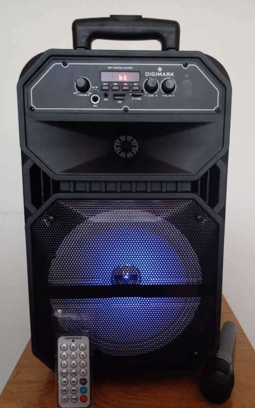 Bluetooth Trolley speaker with microphone and remote