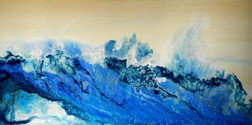 SA Artist Bridgette Allan LARGE CANVAS Ready to hang !