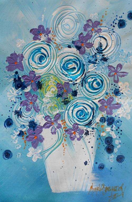 Rhapsody in blue. Original South African art by Michele Batchelder
