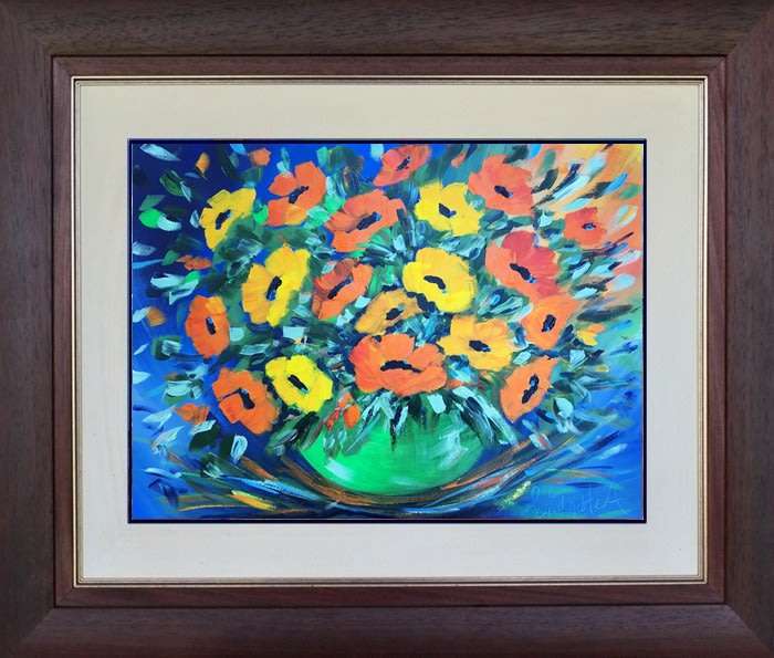 SA artist Bridgette Allan - acrylic on canvas