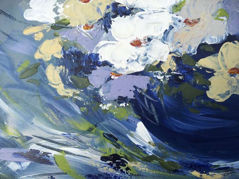 SA artist Bridgette Allan - acrylic on canvas