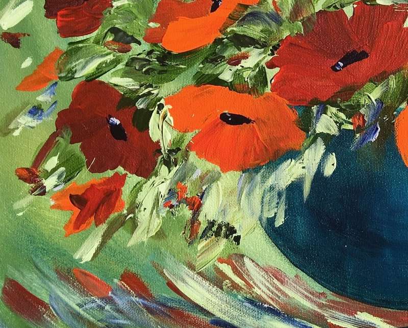 SA artist Bridgette Allan - original painting on canvas