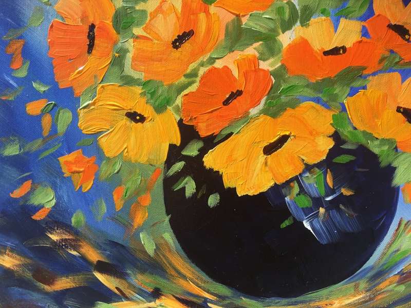 SA artist Bridgette Allan - original painting on canvas