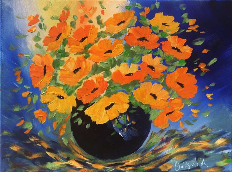 SA artist Bridgette Allan - original painting on canvas