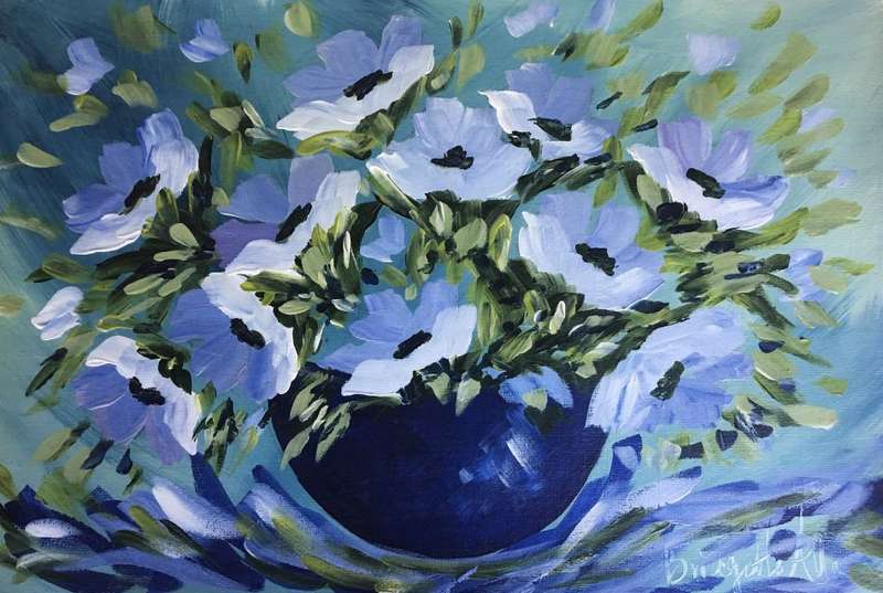 SA artist Bridgette Allan - original painting on canvas