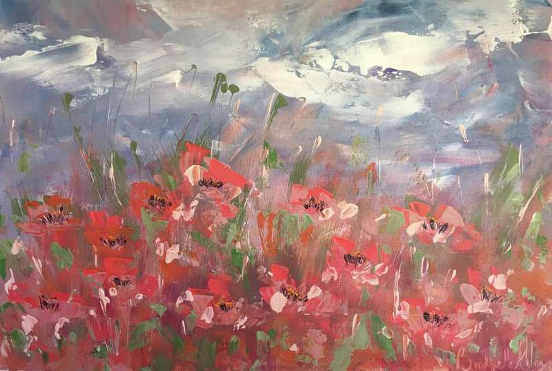 SA artist Bridgette Allan - original painting on canvas