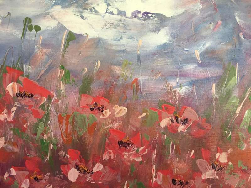 SA artist Bridgette Allan - original painting on canvas