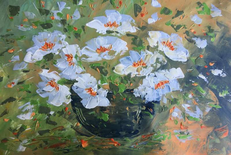 SA artist Bridgette Allan - original painting on canvas