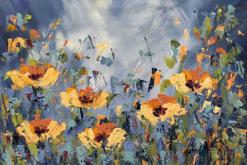 SA artist Bridgette Allan - original painting on canvas