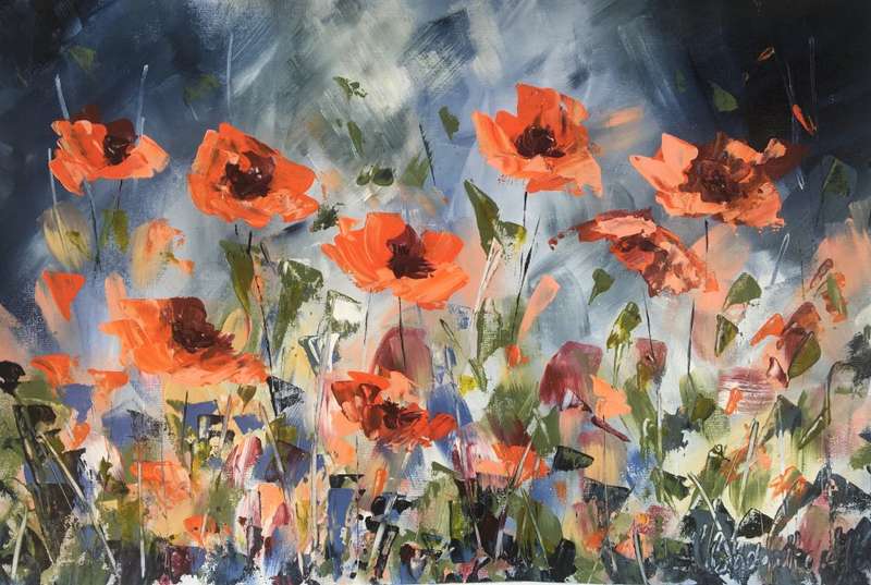 SA artist Bridgette Allan - original painting on canvas