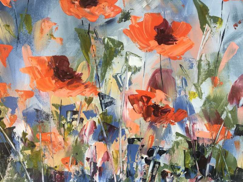 SA artist Bridgette Allan - original painting on canvas