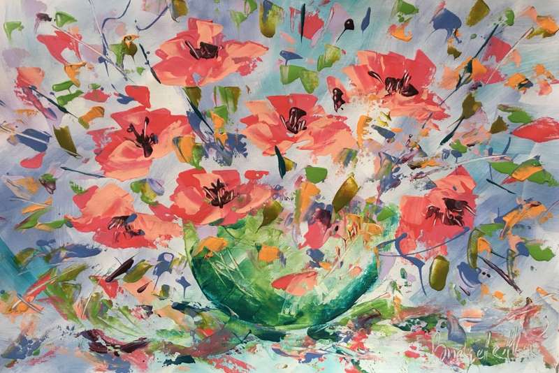 SA artist Bridgette Allan - original painting on canvas