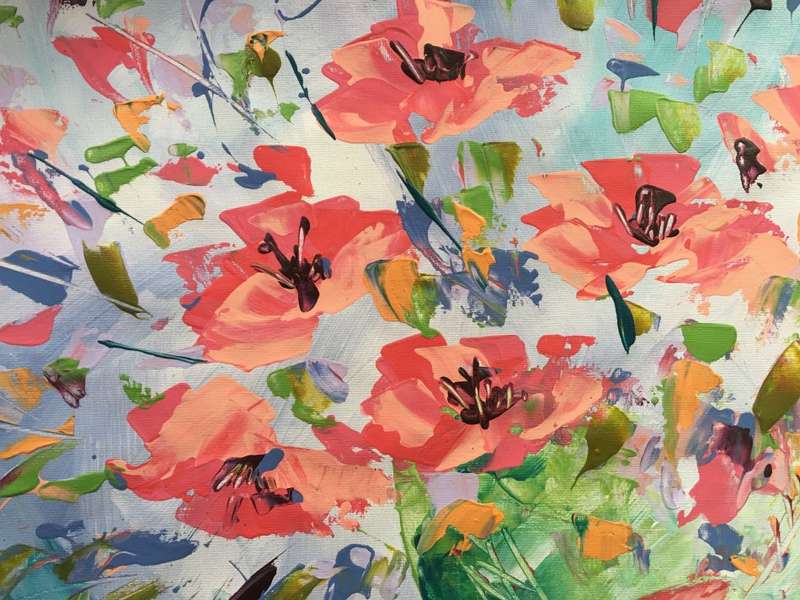 SA artist Bridgette Allan - original painting on canvas