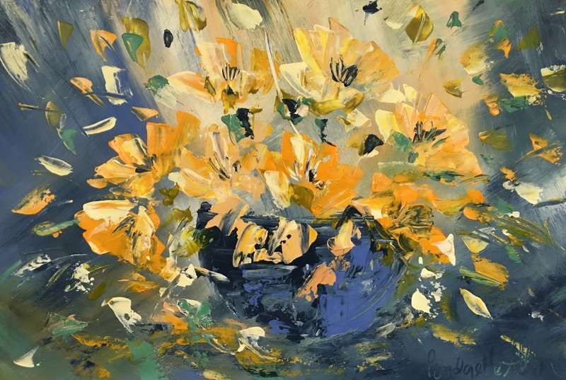 SA artist Bridgette Allan - original painting on canvas