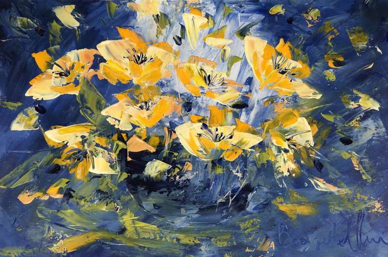 SA artist Bridgette Allan - original painting on canvas