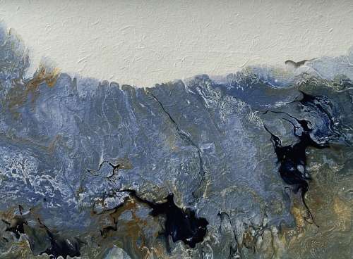 Original Art ABSTRACT Bridgette Allan