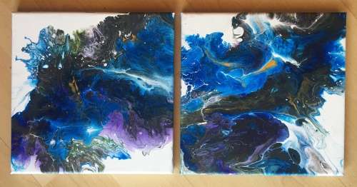 Original Art ABSTRACT Bridgette Allan