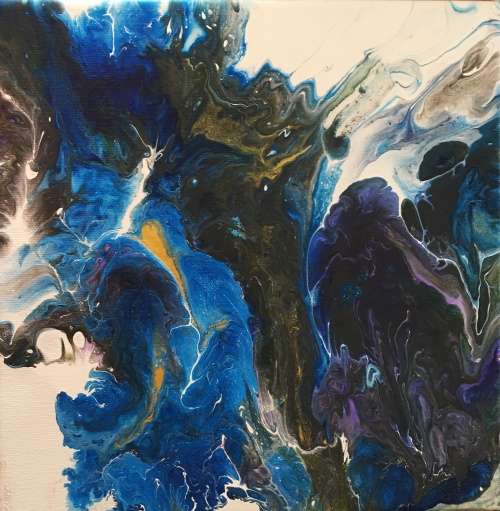 Original Art ABSTRACT Bridgette Allan