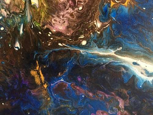 Original Art ABSTRACT Bridgette Allan