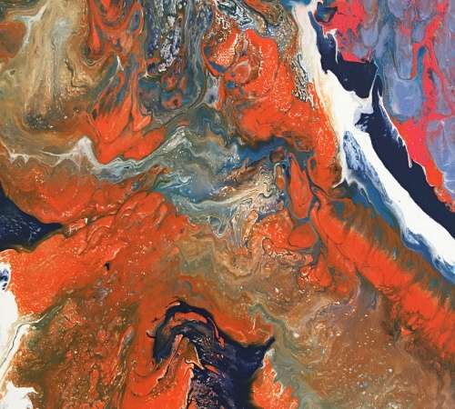 Original Art ABSTRACT Bridgette Allan