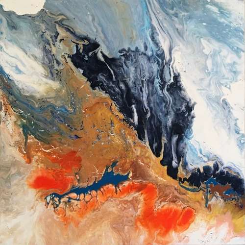 Original Art ABSTRACT Bridgette Allan