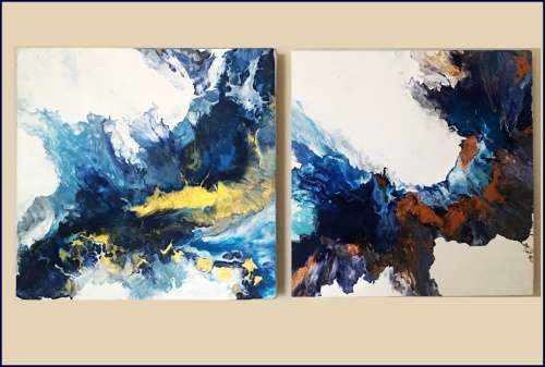 Original Art ABSTRACT Bridgette Allan