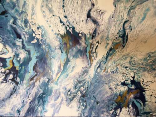 Original Art ABSTRACT Bridgette Allan