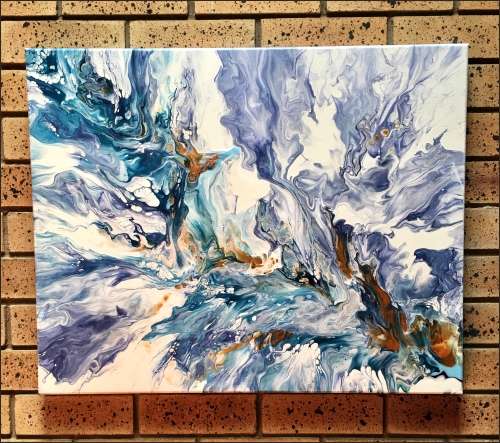 Original Art ABSTRACT Bridgette Allan